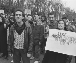 Demonstratie Koerden in Den Haag tegen gebruik gifgas demonstranten