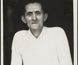  Jožef Konte, een paar dagen voor zijn dood als gevolg van silicose (stoflongen).